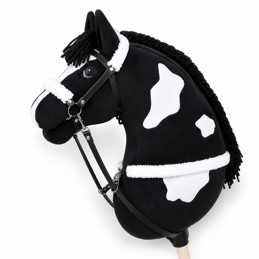 Goliath - Black Tobiano Paint Horse Hobby Horse